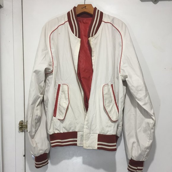 VINTAGE JCPENNEY REVERSIBLE BOMBER JACKETS SIZE L - Picture 6 of 13